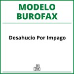 Modelo Burofax Desahucio Por Impago