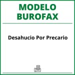 Modelo Burofax Desahucio Por Precario