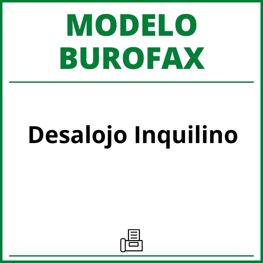 Modelo Burofax Desalojo Inquilino