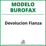 Modelo Burofax Devolucion Fianza