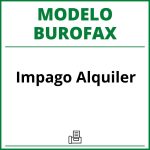 Modelo Burofax Impago Alquiler