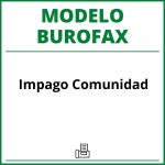 Modelo Burofax Impago Comunidad