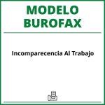 Modelo Burofax Incomparecencia Al Trabajo