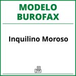 Modelo Burofax Inquilino Moroso