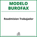 Modelo Burofax Readmision Trabajador