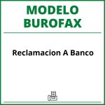 Modelo Burofax Reclamación A Banco