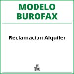 Modelo Burofax Reclamacion Alquiler