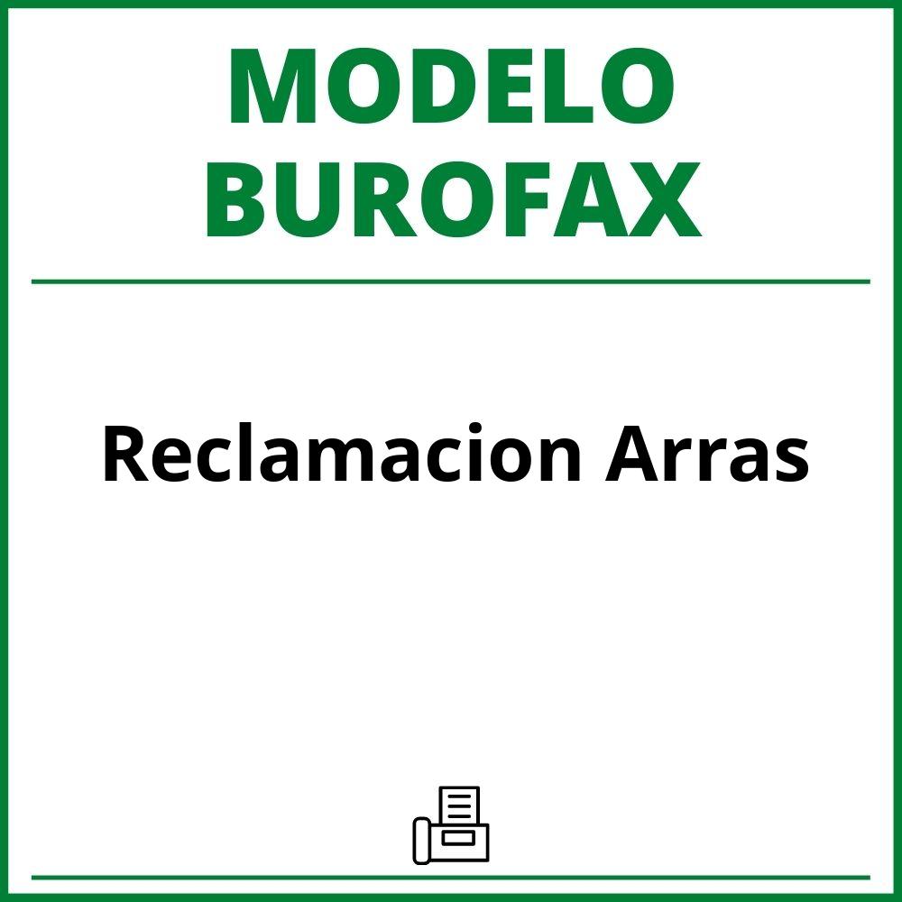 Modelo Burofax Reclamacion Arras