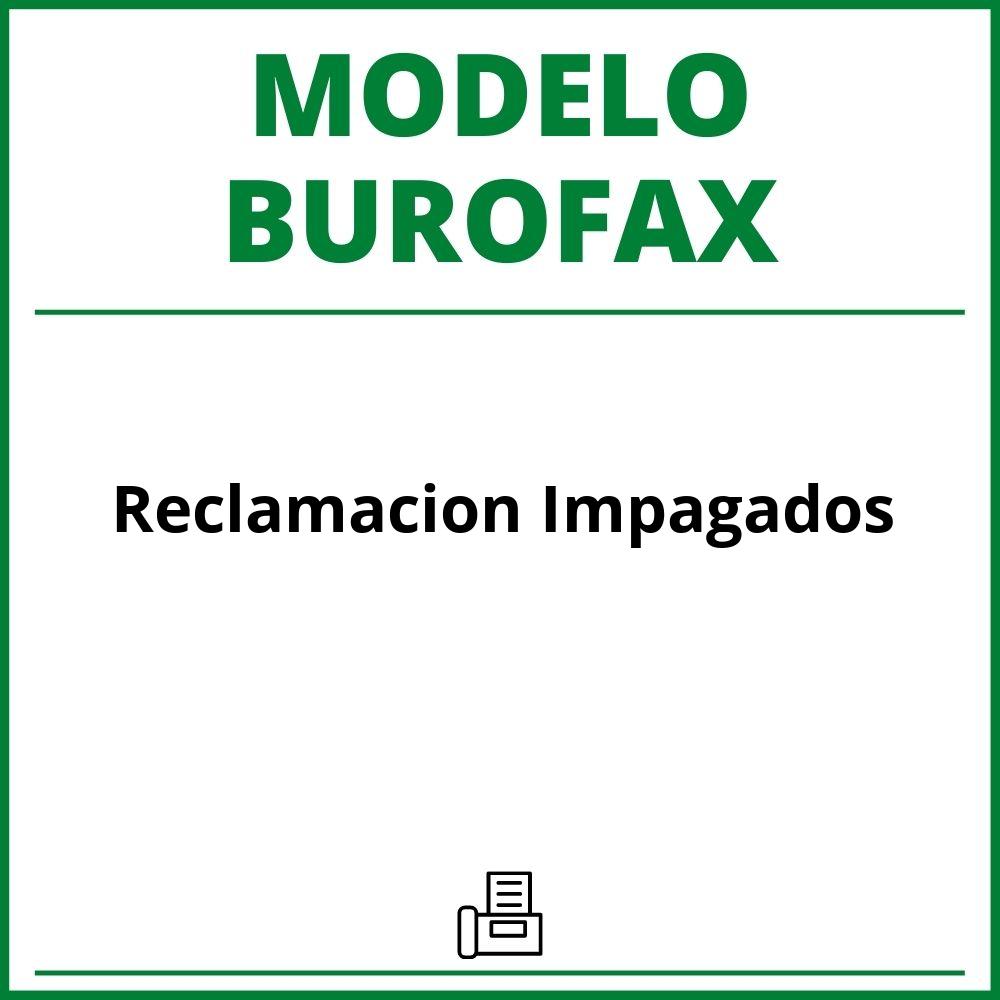 Modelo Burofax Reclamación Impagados