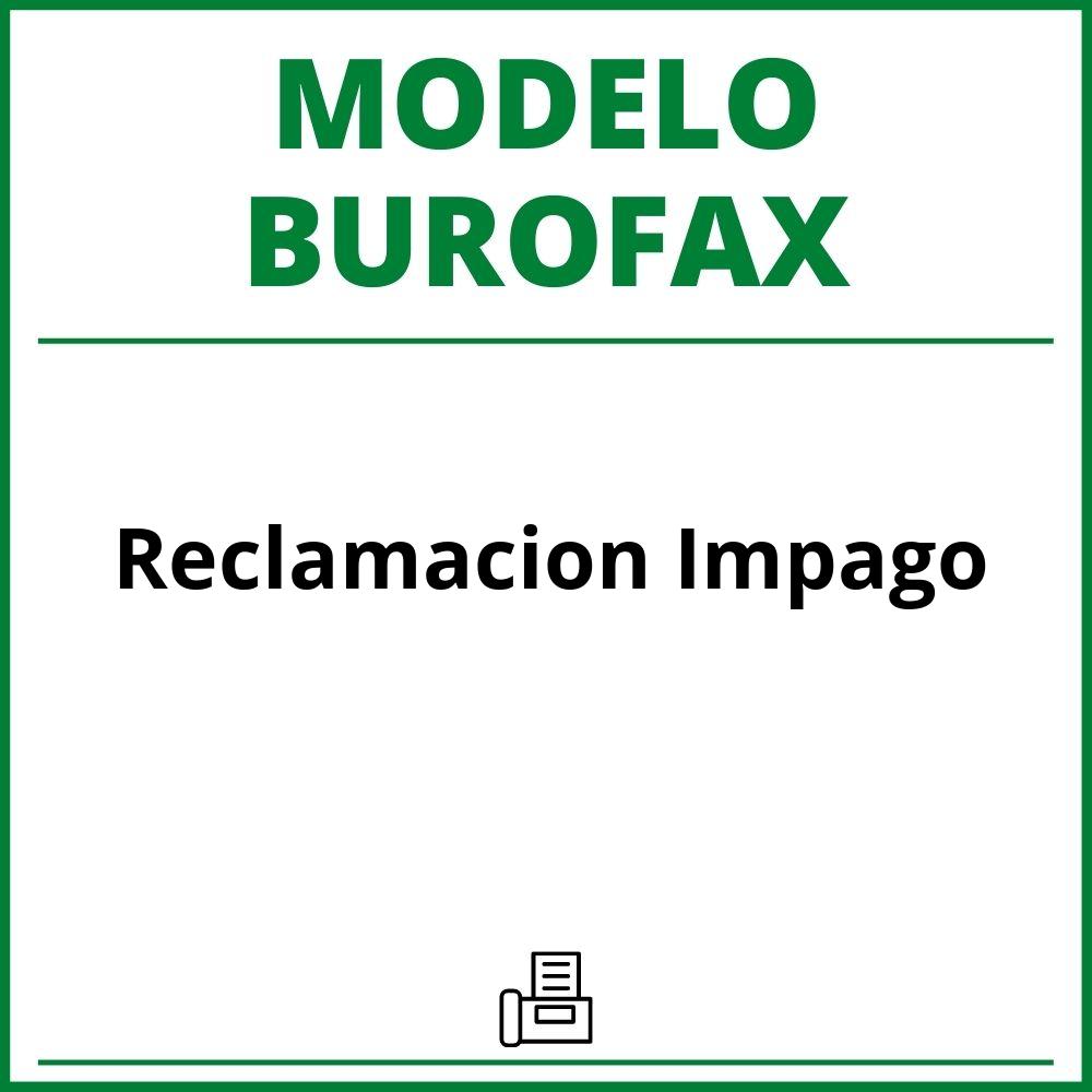 Modelo Burofax Reclamacion Impago