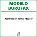 Modelo Burofax Reclamacion Rentas Alquiler