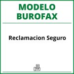 Modelo Burofax Reclamacion Seguro