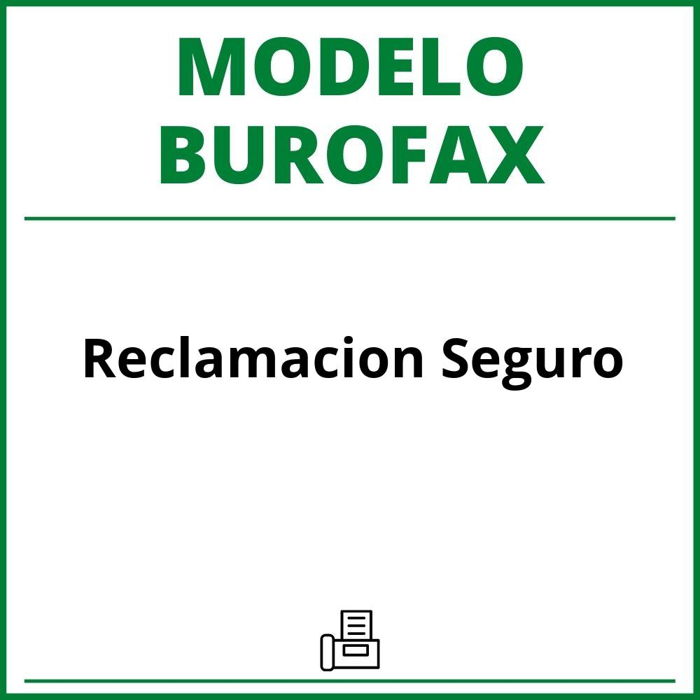 Modelo Burofax Reclamacion Seguro