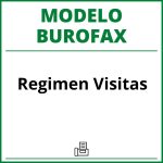 Modelo Burofax Regimen Visitas